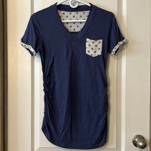 Maternity short sleeve shirt
